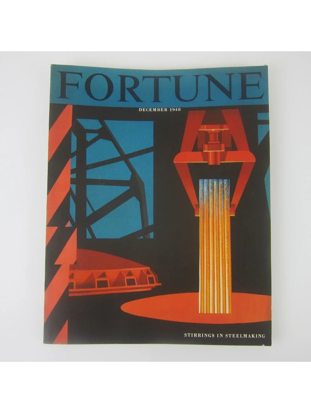 Vintage FORTUNE Magazine December 1948 Cadillac, Buick, Mercury, Ford Car Ads
